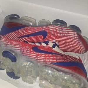 Nike Red and Blue Athletic Shoes